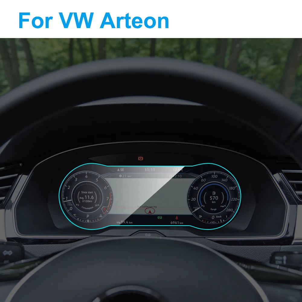 Для Volkswagen VW Arteon интерьерная Автомобильная приборная панель, Защитная пленка для приборной панели, защитная пленка из ТПУ, автомобильные аксессуары
