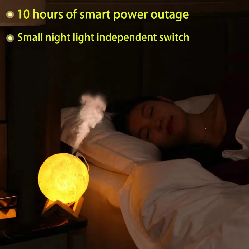 880 мл большой Ёмкость увлажнитель воздуха лунный свет луна светильник