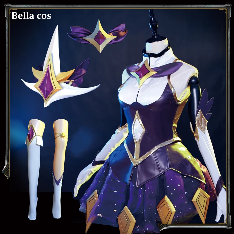 Персональный персональный портной LOL Star Guardian Syndra косплей костюм женское платье