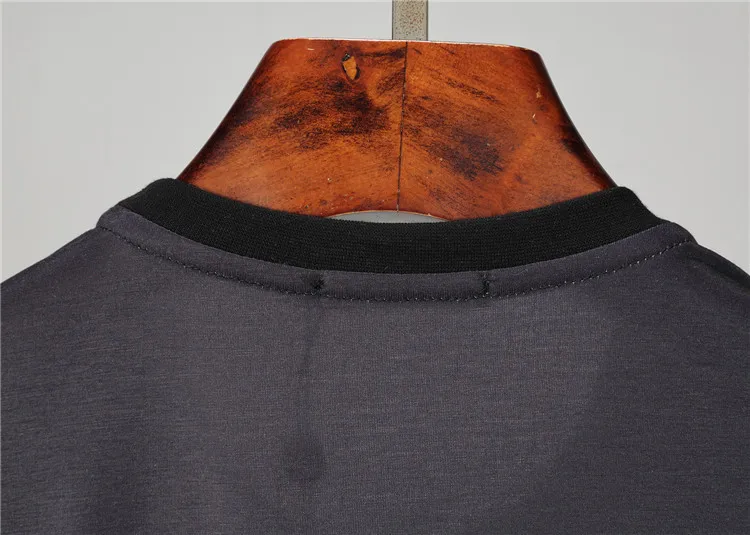 

European Short Sleeve men's fashion brand printing 2021 summer new cross border e-commerce men's T-shirt half sleeve