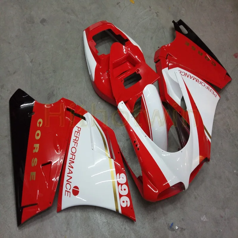 Болты + пользовательские красный мотоцикл на одно изделие для 748 916 996 1996 1997 1998 1999