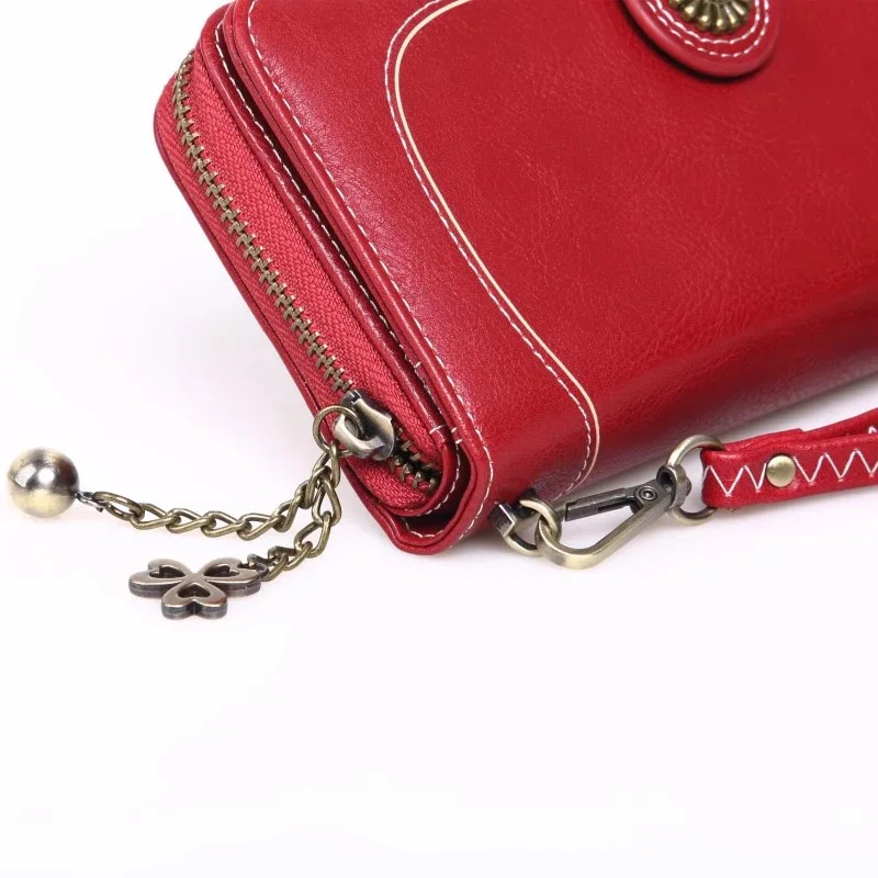 Тестовый мужской кошелек из натуральной кожи брендовый дизайнерский короткий на