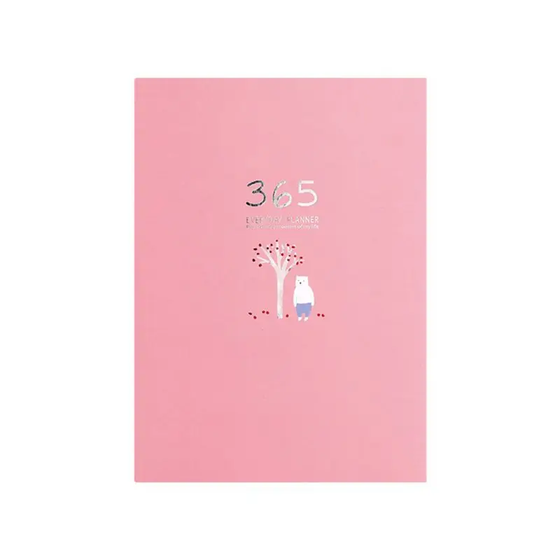 PK Милый канцелярский блокнот 365 ежедневник еженедельник ежедневник блокнот s журнал Бизнес Офис Школьные принадлежности - Цвет: PK