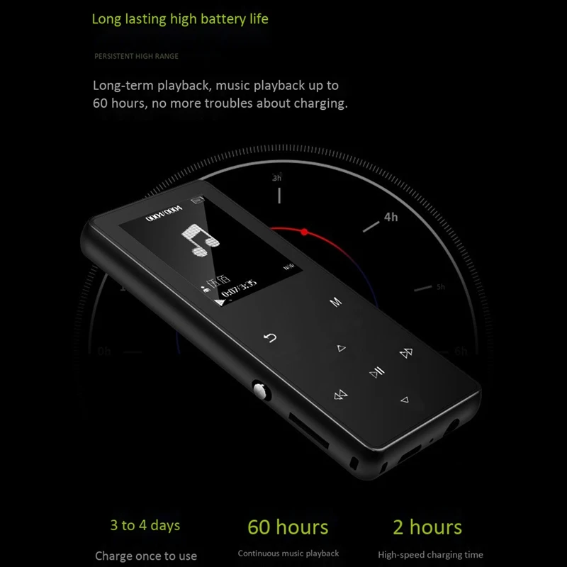 K1 музыкальный плеер 1 8 дюймов цветной Sn MP3 цинковый сплав Bluetooth MP4 видеоплеер с