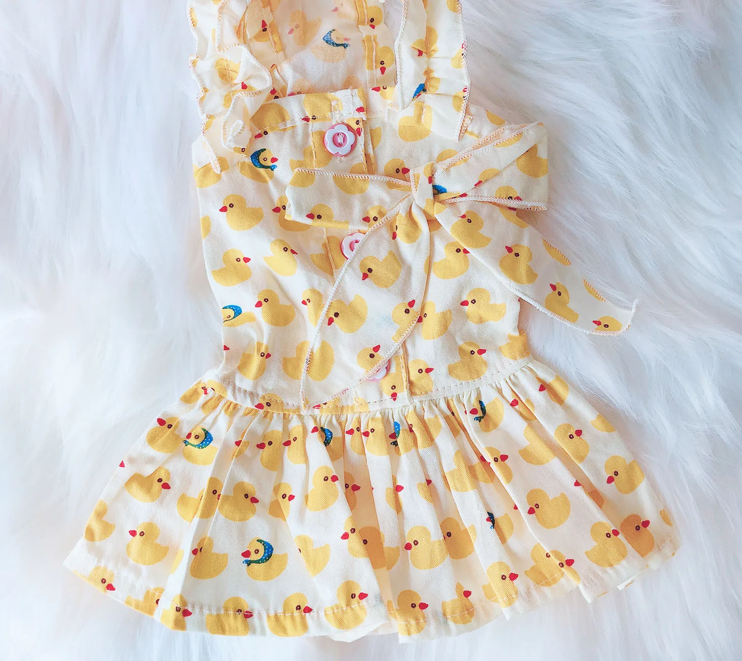 

Dog Cat Dress Shirt Lovely Fruits Pet Puppy Skirt Spring/Summer Clothes Outfit 5 Sizes 4 Colours