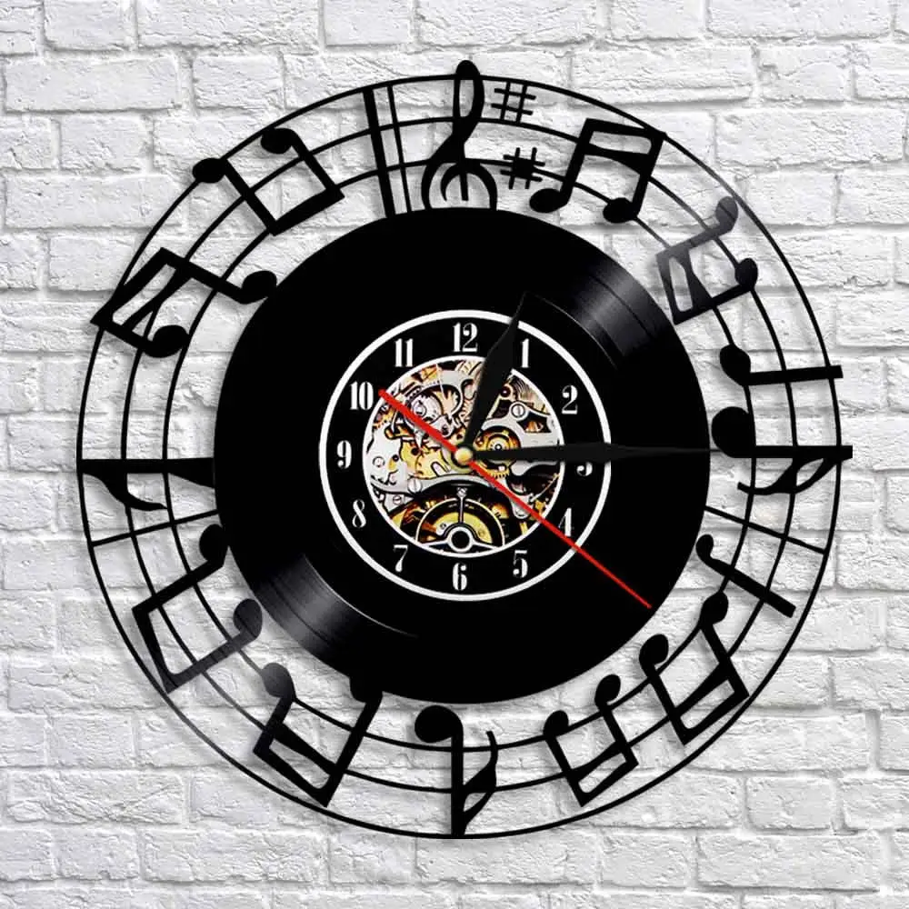 Музыкальные ноты Ключ Музыка студия домашний Декор Спальня Интерьер настенные