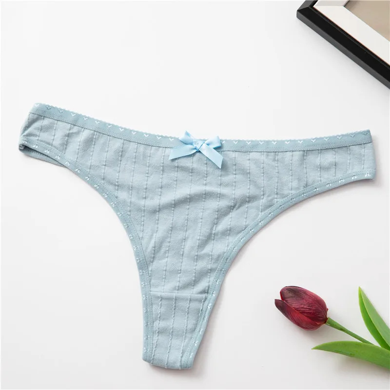 

1pcs Woman's Panties Cotton G-string Female Thongs High Quality Underwear For Woman Sports Panty T-back Ladies 2021 New BANNIROU