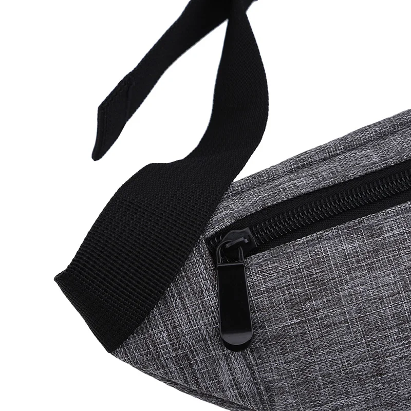 

Casual Men'S Canvas Fitness Riding Running Pockets New Degin Mens Bag Chest Bag Fashion Casual Portable Waist Bag For Men
