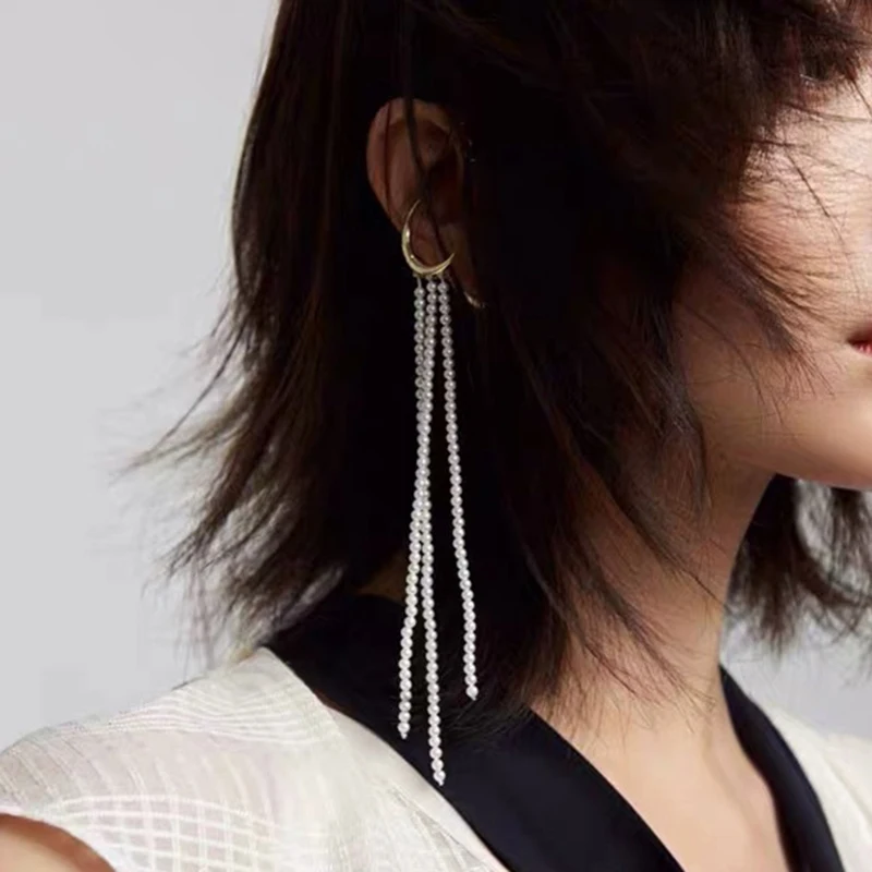 Серьги-клипсы Kpop для женщин и девушек поддельные ювелирные изделия под пирсинг