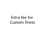 Дополнительная плата за таможенное платье или стандартную доставку