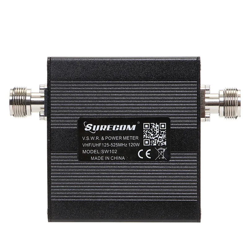 SW 102 цифровой ЖК-дисплей VHF/УКВ внешняя антенна Мощность измеритель КСВ коэффициента стоячей волны Ватт метр 125-525 МГц для 2 Way Радио с контролем энергии