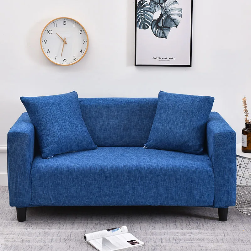 

HUAZI Elastic Sofa Cover Cotton Couch Cover Sofa Covers for Living Room (Must Order 2pieces) to fit for Corner Sofa