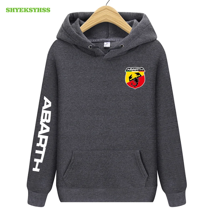 Толстовка с логотипом Abarth Scorpion Мужская модная брендовая толстовка качественная