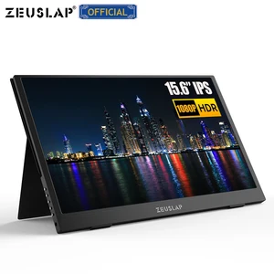 15,6-дюймовый USB C HDMI-совместимый 1920*1080P4K HDR монитор металлический ультратонкий портативный экран для PS5 переключатель Xbox игровой монитор