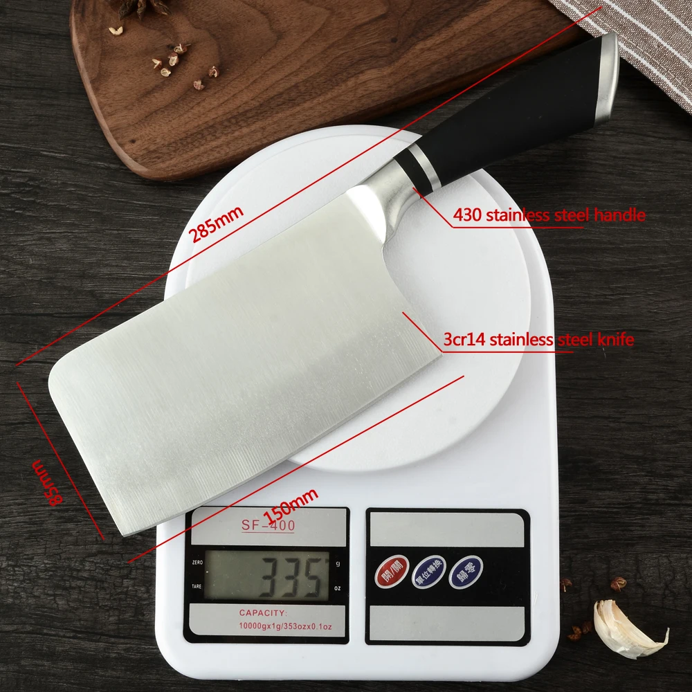 6 дюймов Мясник измельчитель кухонный нож Кливер высокоуглеродистые ножи из