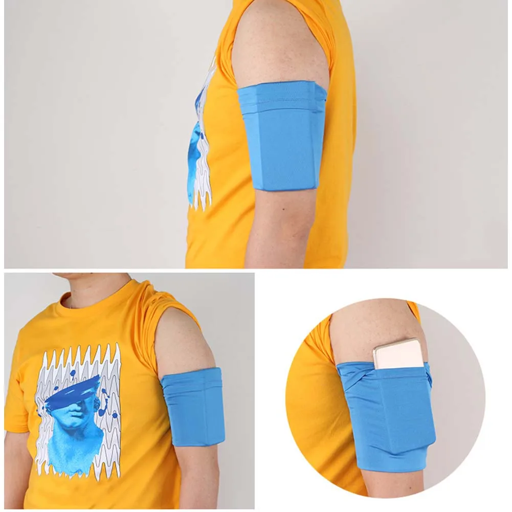 

Wrist Phone Holder Armband Bag Adjustable Strap Safe Outdoor Sport Unisex Practical Jogging Durable Lightweight Pocket Run