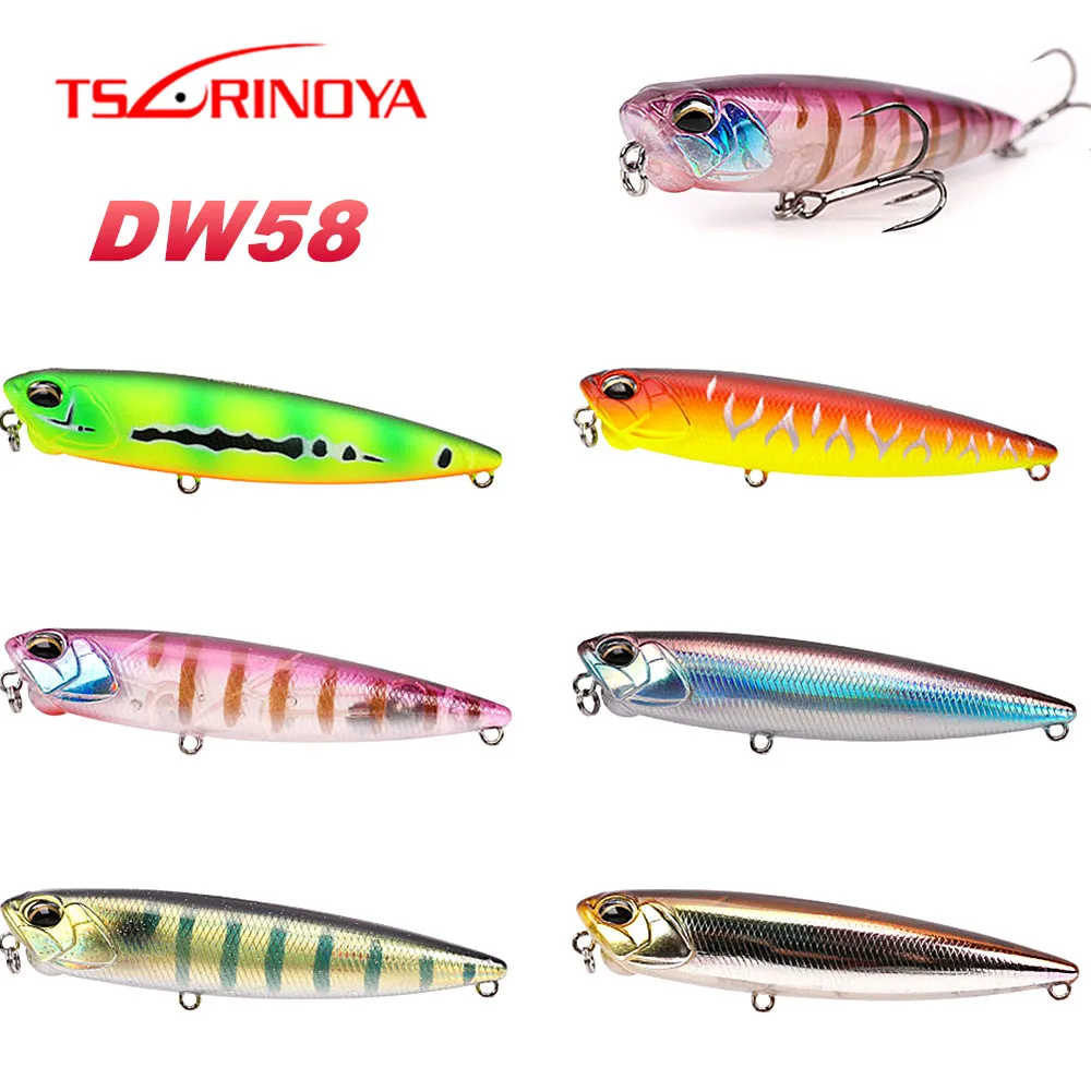 TSURINOYA DW58 Топ водный карандаш 11 см 20 5 г длинные дистанции метательные рыболовные