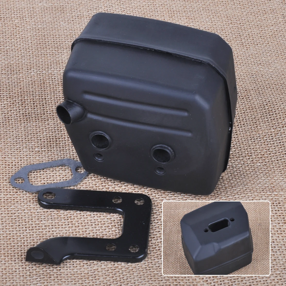 

LETAOSK High Quality Exhaust Muffler & Gasket & Bracket fit for Husqvarn a 268 61 272 Chainsaw 503 47 69-01