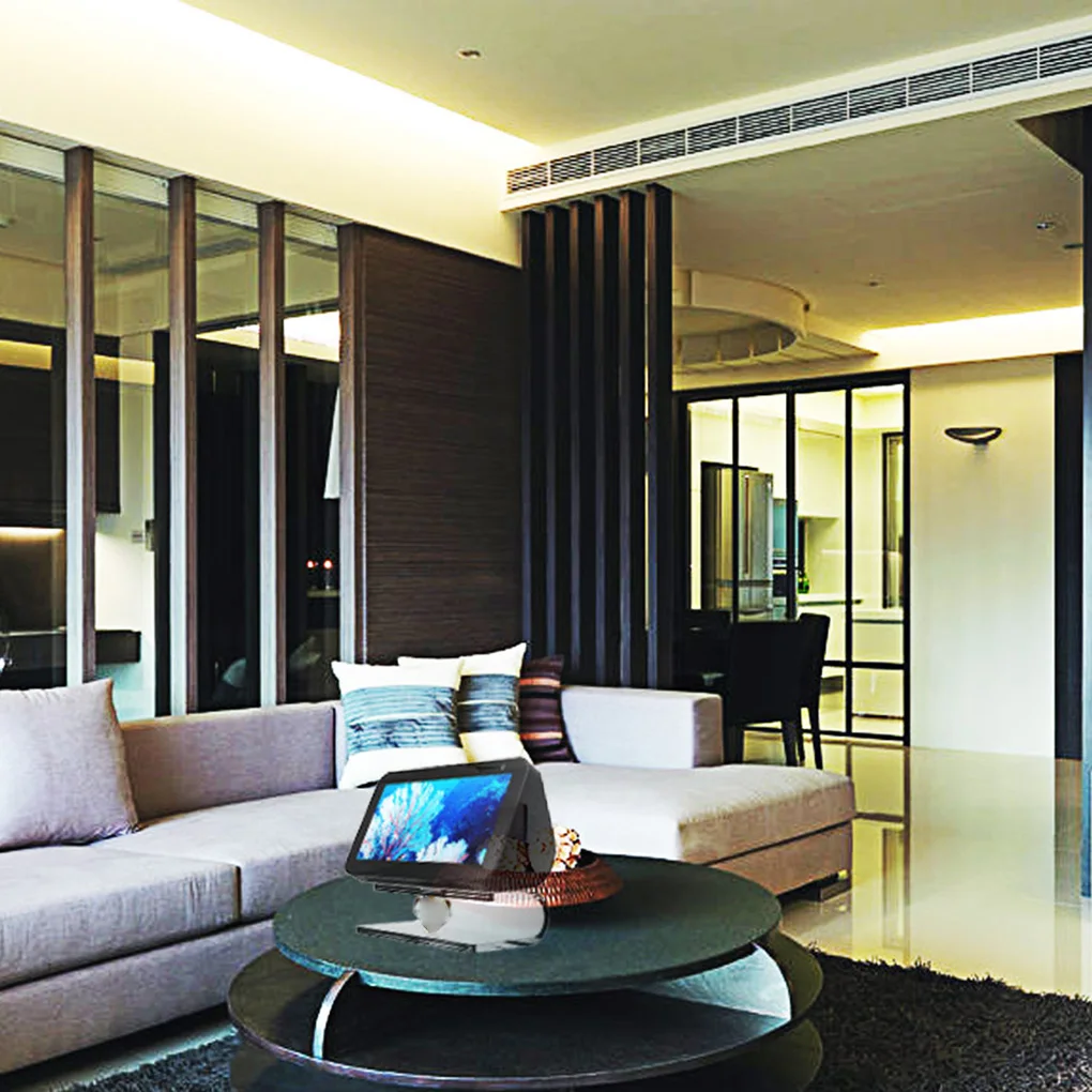 

Audio Stand For Echo Show 8 Adjustable Transparent Stand Mount Accessories Fully Acrylic Anti-Slip Base For Echo Show 5