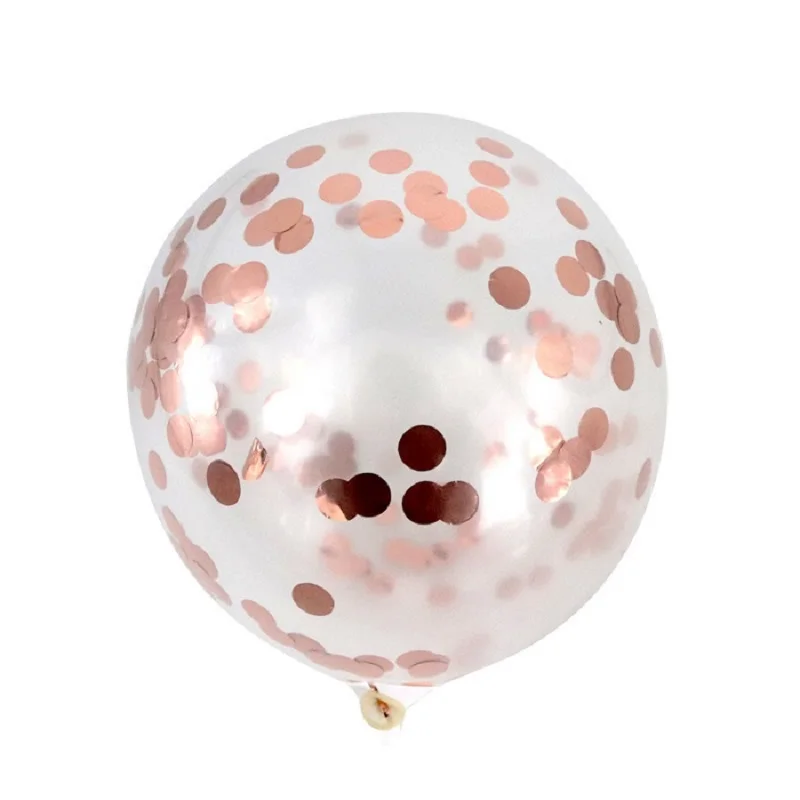 rose gold 10 шт. 12 дюймов серебристые золотые шары из латекса цвета металлик жемчужные металлические шары золотого цвета Globos товары для свадьбы, дня рождения, вечеринки - Цвет: rose gold