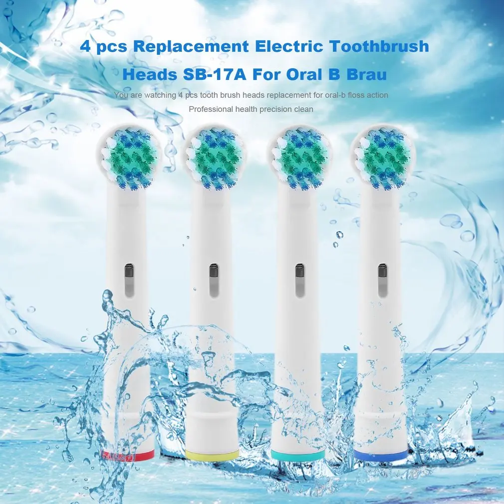 4x сменные насадки для электрической зубной щетки Oral-B Fit Advance power/Pro Health/3D