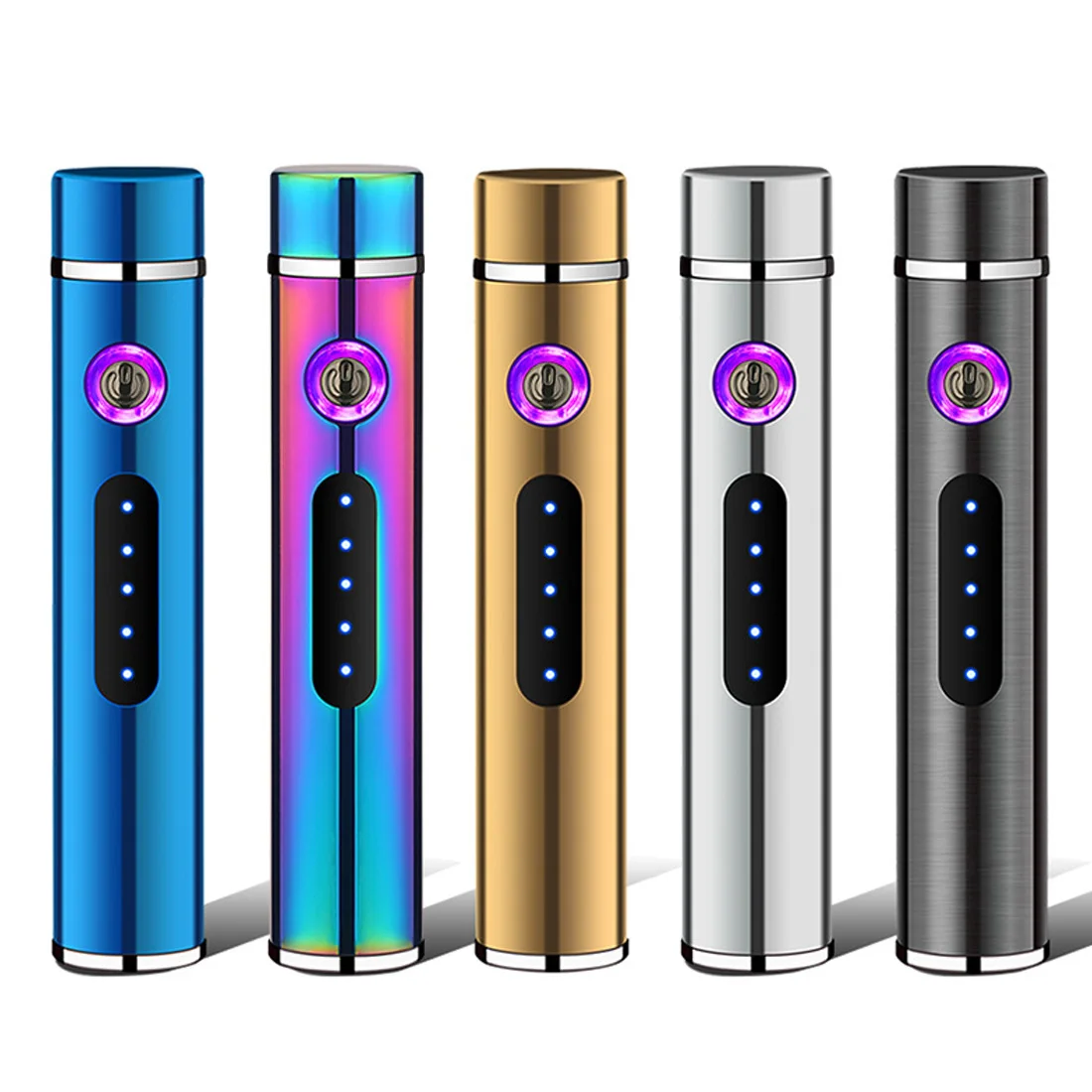 Зажигалка электронная дуговая портативная с двойными дуговыми зажигалками