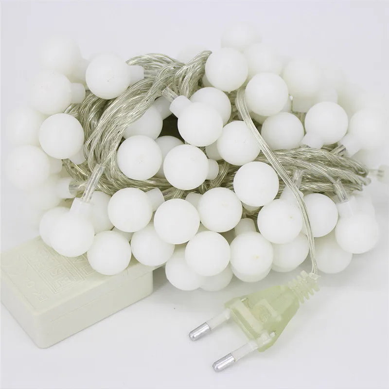 10M Light String LED Star Ball Lamps Plug AC 110V/220V Outdoor Indoor Garland Garden Decor for Christmas Wedding New Year Party | Освещение