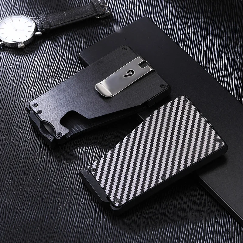 RFID-идентификационный держатель для кредитных карт кошелек алюминиевый