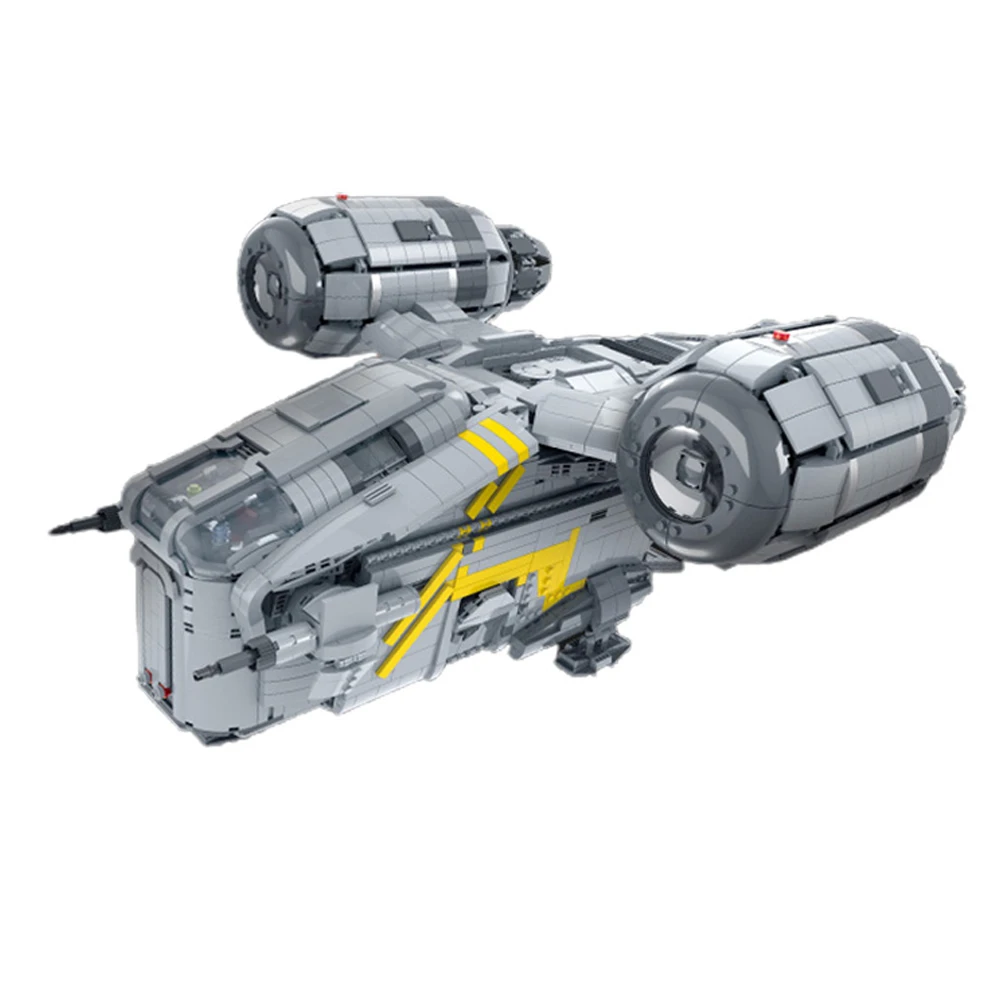 

Creator Expert Ideas Star Mandalorian Giant Razor Crown Crest Moc Moduler Bricks Building Blocks Spaceship Model Toys 4453Pcs
