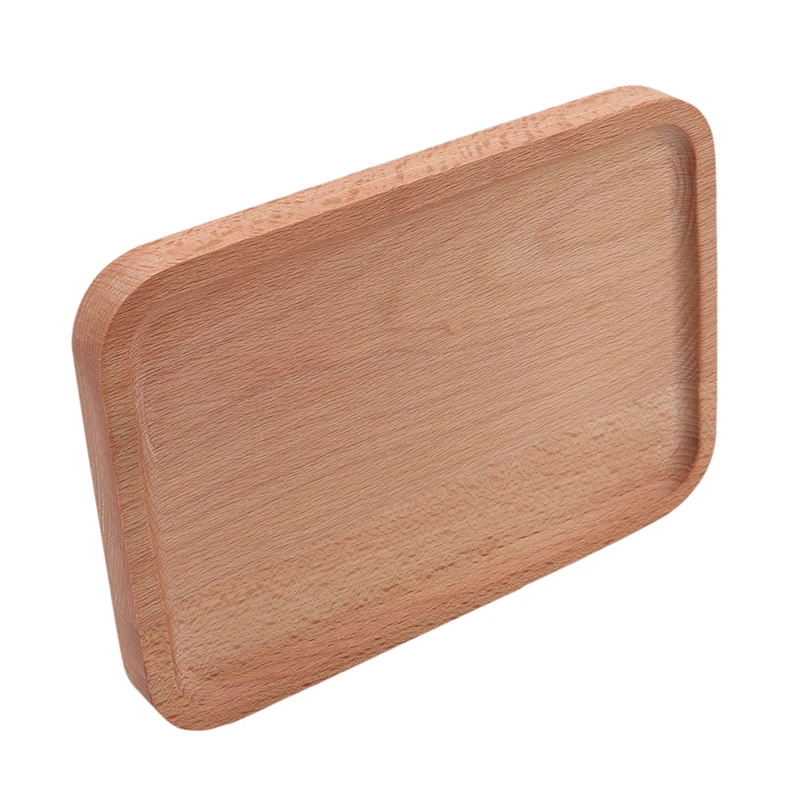 Деревянный поднос для чая Gongfu тарелка хранения фруктов большая сервировочная