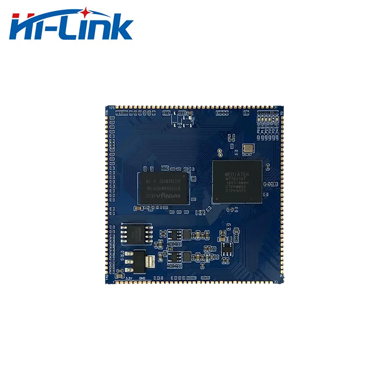 HLK-7621 5 шт./лот GbE Gigabit Ethernet модуль маршрутизатора с чипсетом MT7621A Высокая/быстрая