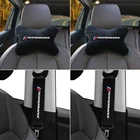 2 мягких автомобильных подушки для шеи и 2 предметов, Удобная дорожная подушка для отдыха для BMW M Power Performance