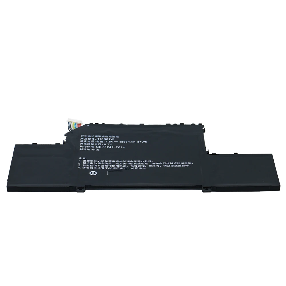 

NEW R10B01W R10BO1W Laptop Battery For Xiaomi Mi Air 12.5 inch Series Notebook 161201-01 161201-AA 7.6V 4866mAh 37WH Cells