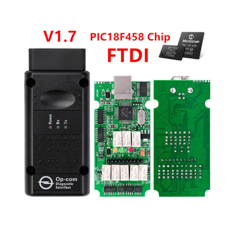 opcom v1.70 OBD2 автомобильные аксессуары op com для opel Авто диагностический инструмент V1.70 V1.78 V1.99 opcom obd2 считыватель кодов op com opel PIC18F458 CAN BUS - Цвет: opcom v1.70