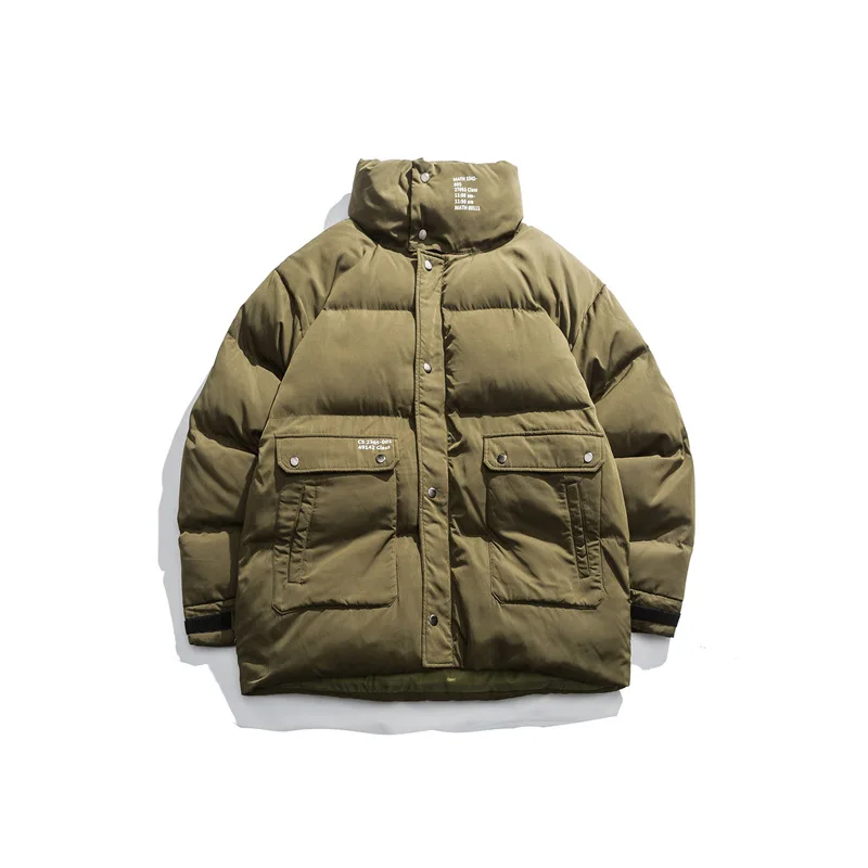 

Henry tooling thickened 2021 winter loose stand collar men's couple fashion brand cotton jacket women's