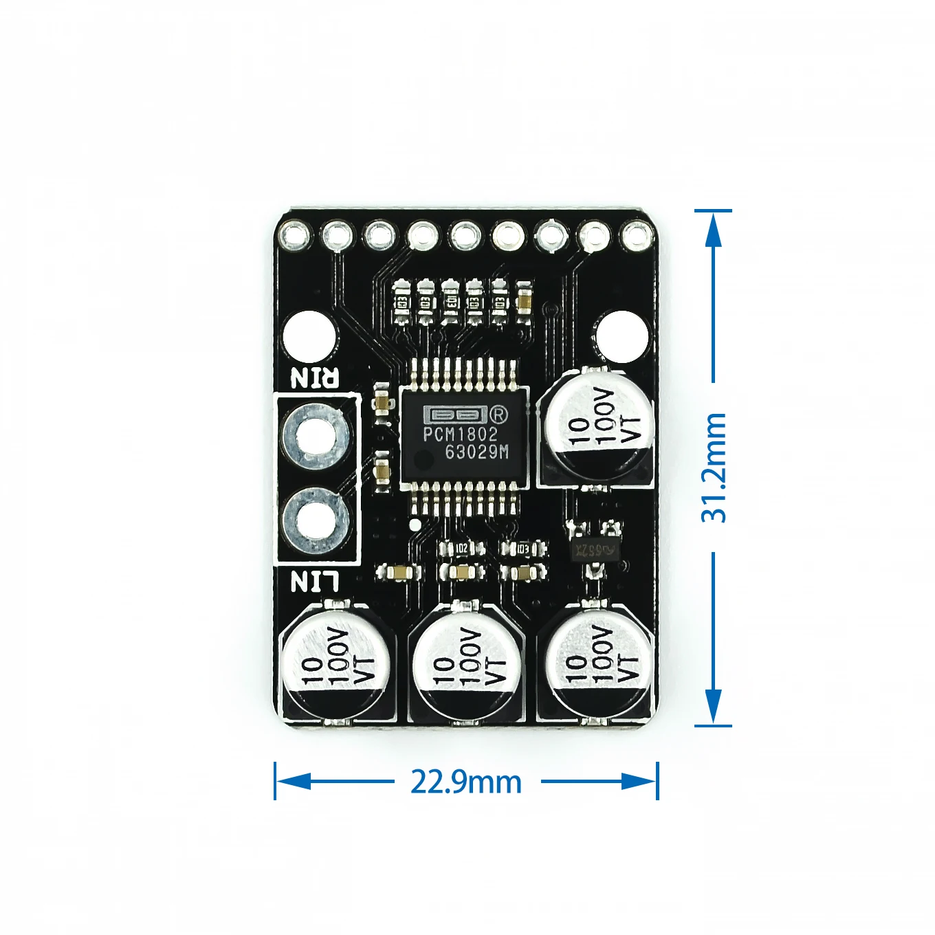 【SIMPLE ROBOT】PCM1802 Audio Stereo A/D wandler Board ADC Decoder 24bit 96 kHz Digital PCM AV Verstarker Spieler Bord ANALOG-INPU |
