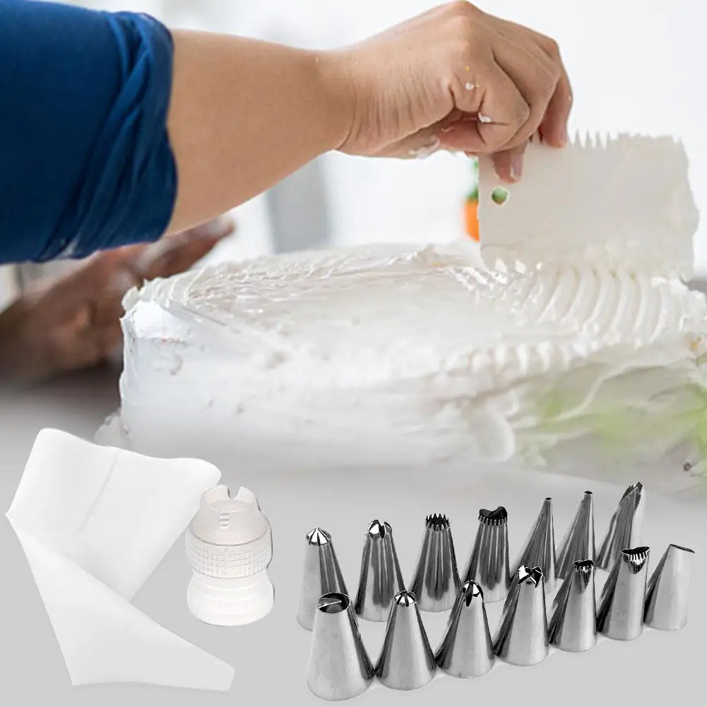 20 шт./набор кондитерский мешок из нержавеющей стали |