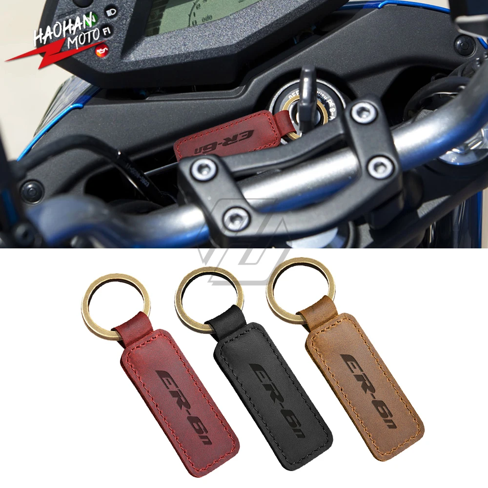 

Брелок из воловьей кожи Crazy Horse для мотоцикла Kawasaki ER-6N ER6N ER6F