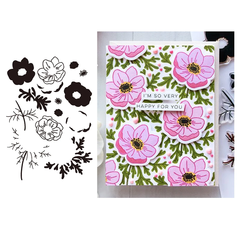 Силиконовый штамп/печать для скрапбукинга/фотоальбома 6x8 дюймов | Дом и сад