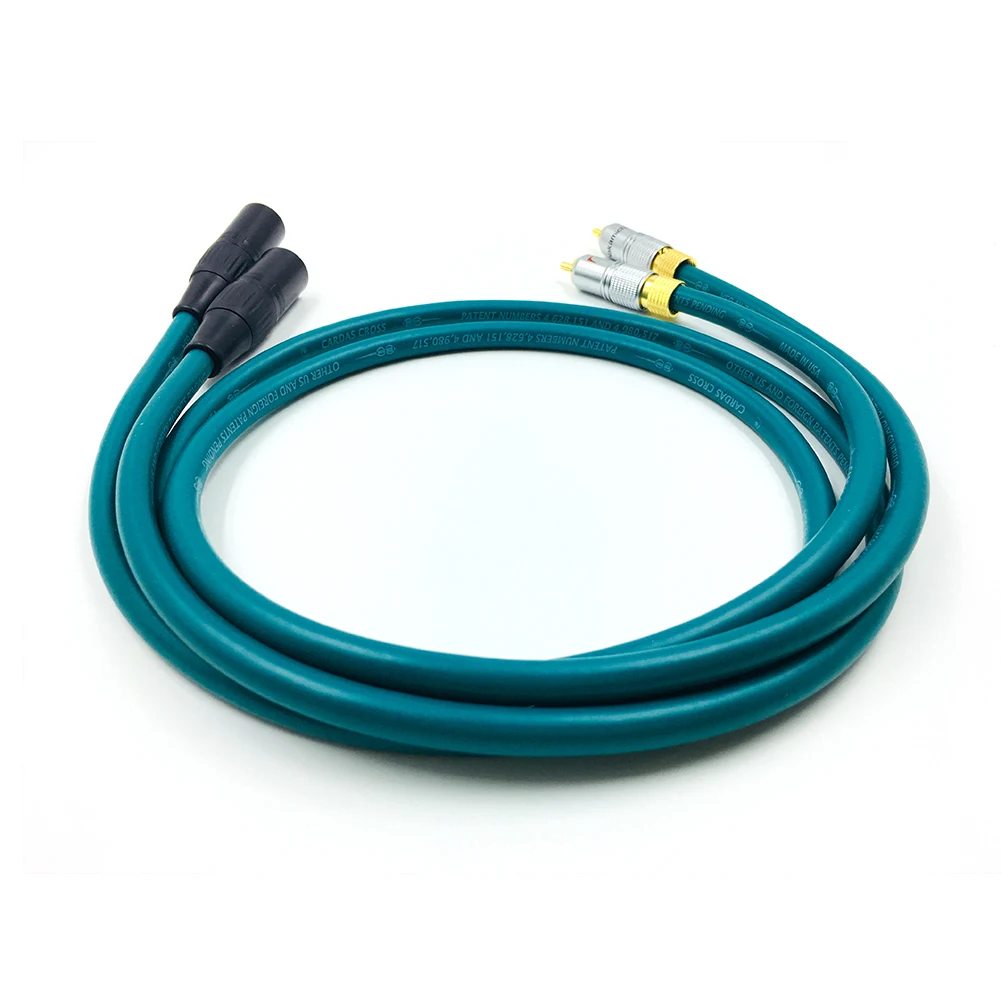 Сбалансированный аудиокабель с разъемом RCA XLR переходной усилитель для CD DVD