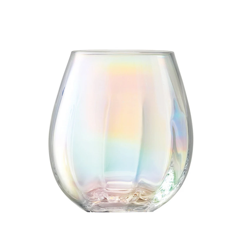 

Europe style luxury Rainbow Goblet handmade wine glass Creative wine glasses champagne glasses wedding gifts free shipping