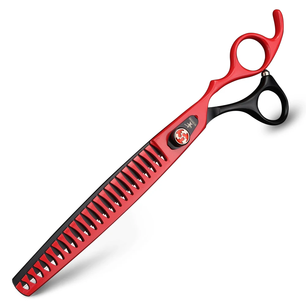 

9 inch black cutting scissors senior hairdresser Japanese hair scissors 440C steel manufacturing