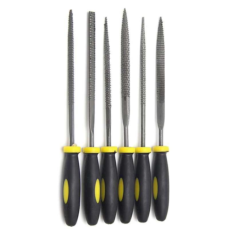 

6Pcs 140mm Mini Metal Filing Rasp Needle File Wood Tools Hand Woodworking 35ED
