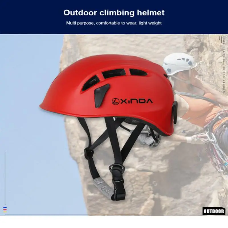 

Safety Helmet Outdoor Climbing Caving Kayaking Rappel Rescue for Cycling MTB Wall Equipment Rappelling Mountaineering 2021