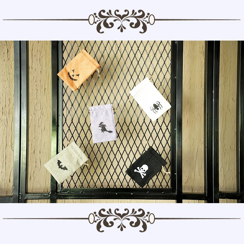 Множество карманов подарочные пакеты серии Хэллоуин принты на красивые и