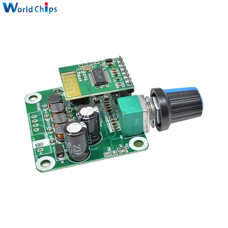 Bluetooth 4 2 TPA3110 15 Вт + Цифровой стерео аудио Мощность модуль усилителя 12V-24V