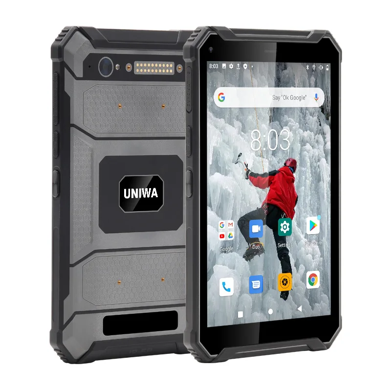 UNIWA T83 Водонепроницаемый Android 10 0 мобильный телефон планшет 8 дюймов 12000 мАч 6 RAM 128 Гб