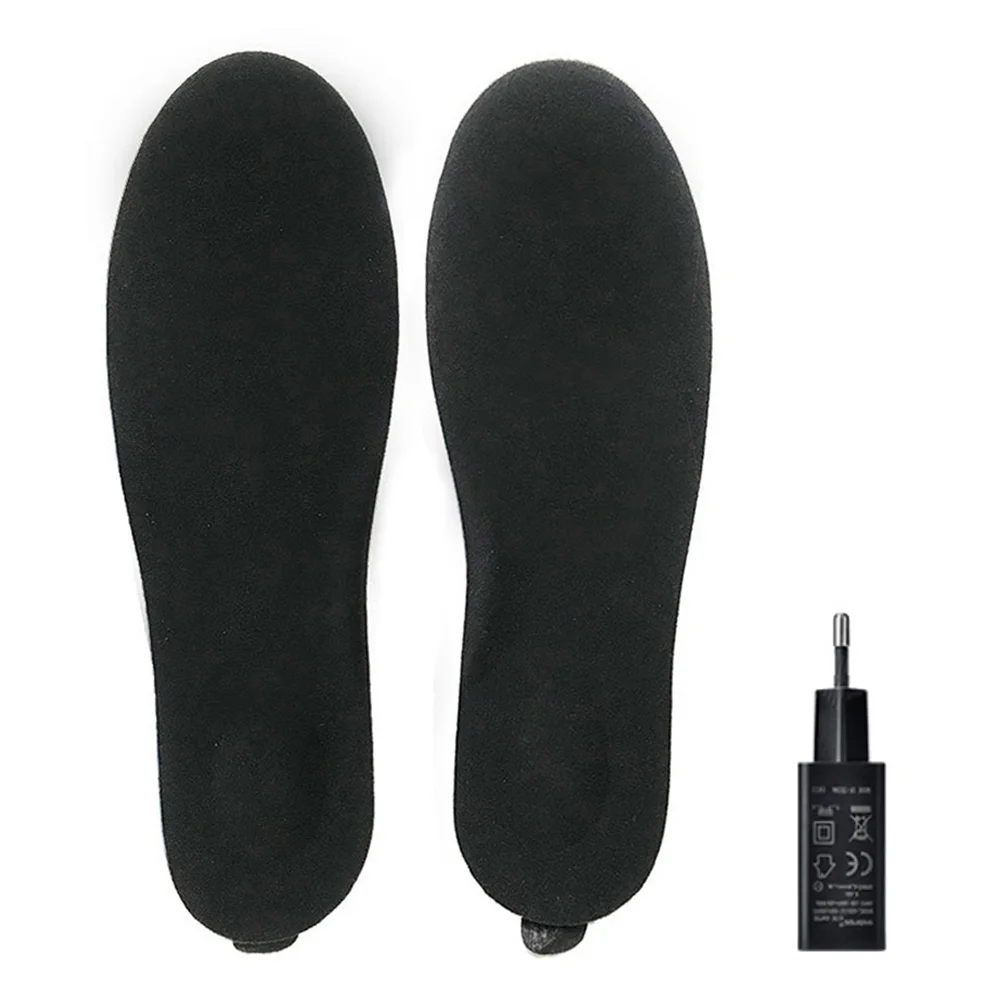 1pair Remote Control USB Charging Camping Thermal Soft Lint Winter Warm Hiking Heat Preservation Pad Electric Heated Insole Mat | Обувь