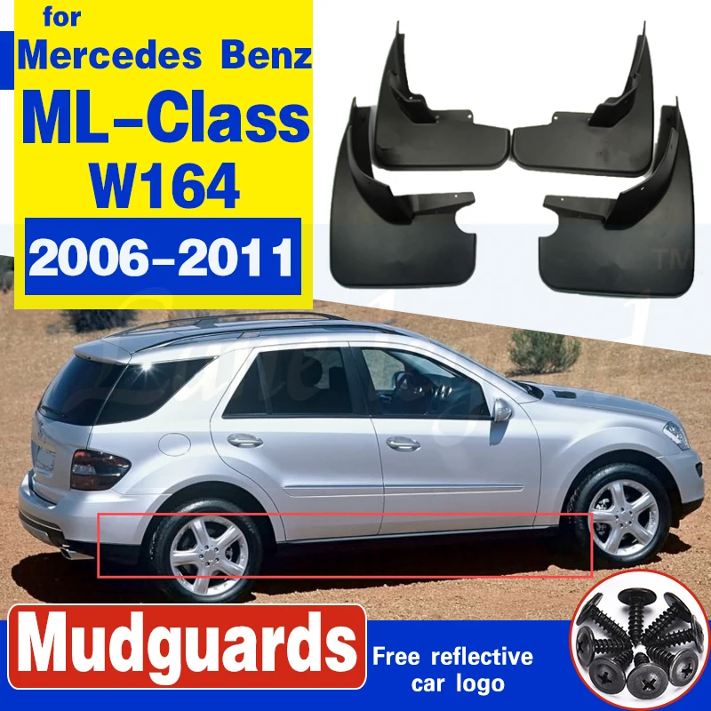 Брызговики для Mercedes Benz ML Class M-Class W164 ML350 ML500 2006-2011 брызговики аксессуары |
