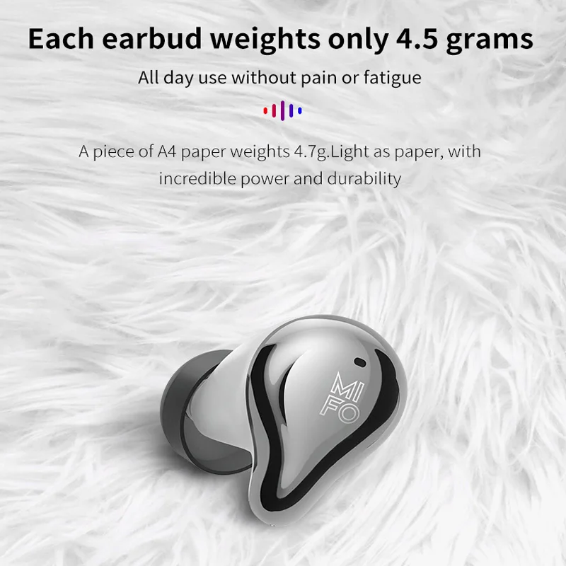 Mifo наушники вкладыши TWS 5 0 True Беспроводной Bluetooth сенсорный Управление спортивные